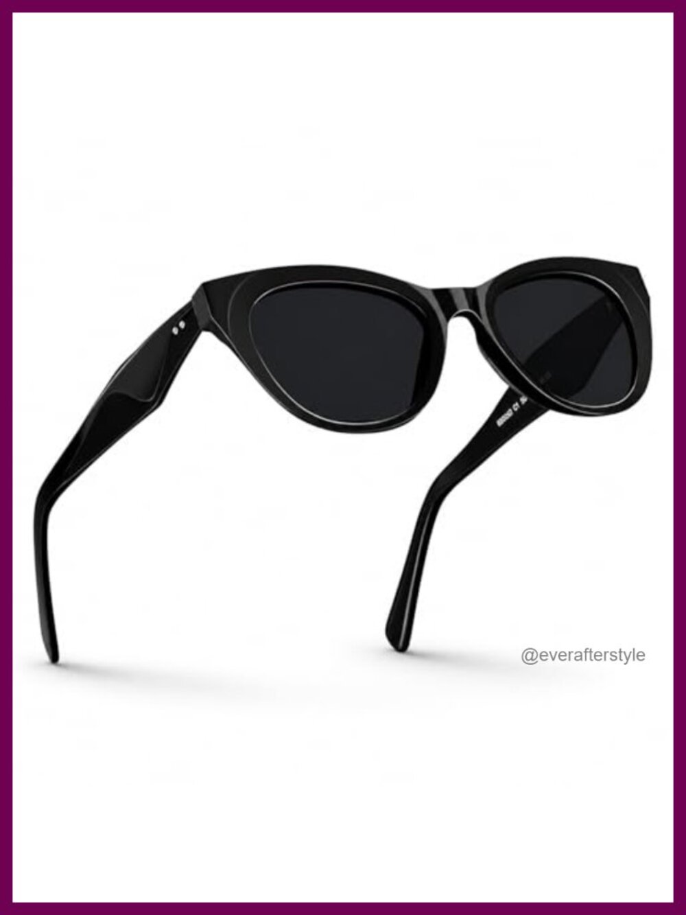 Polarized Cat Eye Sunglasses for Women Retro Acetate UV Protection